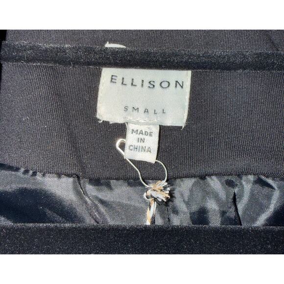 ELLISON Women's Black Blazer Long Sleeve Open Front Casual Tailored Small New - Picture 3 of 7